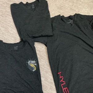 Hylete tshirt bundle 4, medallion tri blend.